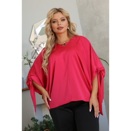 Female suit, size 48, fuchsia color-1