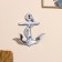Hook "anchor" aluminum 11x9 cm