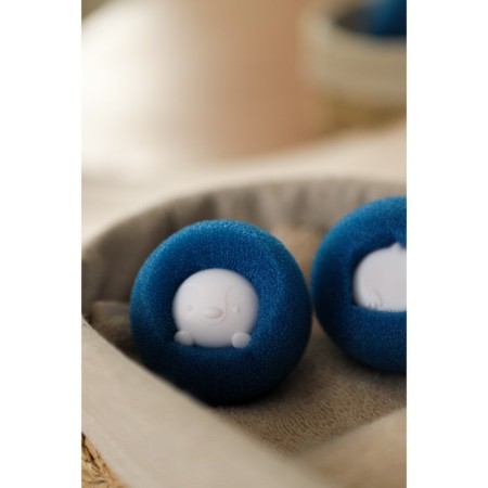 Balls for the washing of the share, set 4 pcs, d = 8 cm, blue/orange color-12