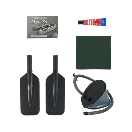 Yugana S-190 boat with strokes, olive color-10