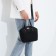 Bag Tout on fasteners, black color