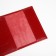 Cover for passport, Textura, red color