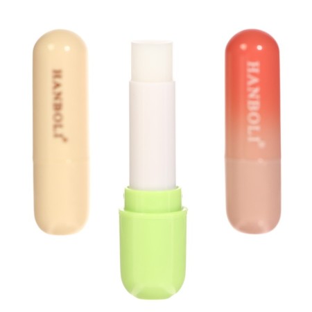 Set of lip balms: grapes, strawberries, avocado-4