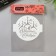 Stencil plastic "Christ Risen" d-14