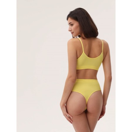 Women's thong cowards with a texture of the rubber Mirey String, size 44-46, color melon-2