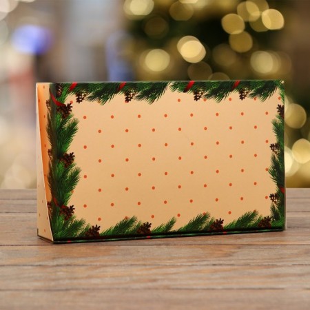 Folding box "Festive mood", 20 x 12 x 4 cm with a window-3