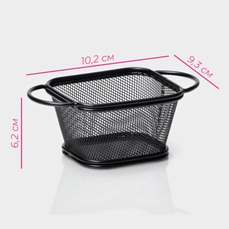 Basket for potatoes Free "Pulita", 10.8 × 9.4 × 6.2 cm, small mesh-2