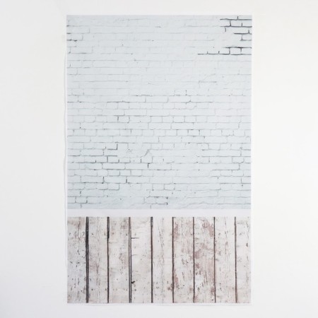 Photophone Vinyl "White Brick" Wall+Paul 80x125 cm