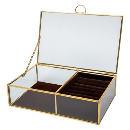 Glass box for jewelry, 20 × 13 × 5 cm-3