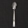 A single spoon is disposable, 12.5 cm, silver color