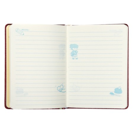 Gift notebook, A6, 100 sheets, a colored block, with a curly knife on a magnet, "anime", mix-7