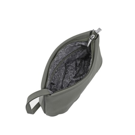 Women's bag B2547-02110, dark gray color, artificial leather, 24x6x15 cm-1
