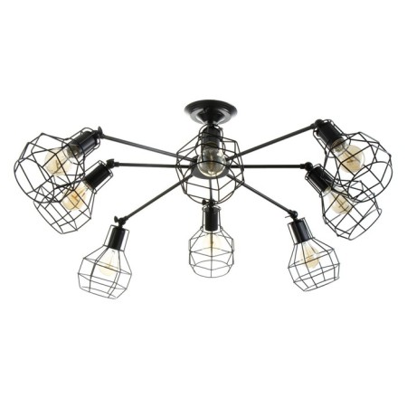 Ortiko chandelier 8he27 40w Black 80x80x25cm Bayerlux