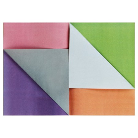 Color paper A4 16 sheets 32 colors, multi-bullets "Cheburashka", offset, bilateral, on the bracket-4
