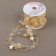 Beads on the fishing line, “stars”, 3/14 mm, 9 ± 0.5 m, gold color