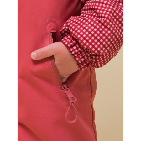 Combiason for girls, height 98 cm, red color-3