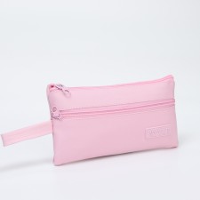Cosmetic bag simple Style, 19.5*0.5*11, Department for Meln, N/Pocket, Pink