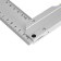 Aluminum square with tundra level, 300 mm