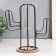 Decor metal, glass, tree "Cactus" on the stand is black 20x12x22.5 cm