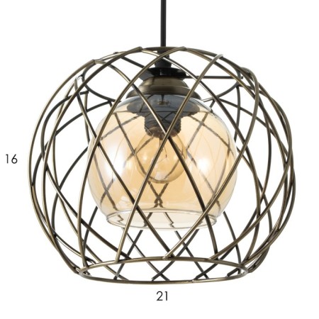 Lamp Bayerlux 2110/1br E27 40W bronze 20x20x100 cm-5