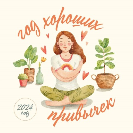 A year of good habits. Wall calendar for 2024, 30x30 cm