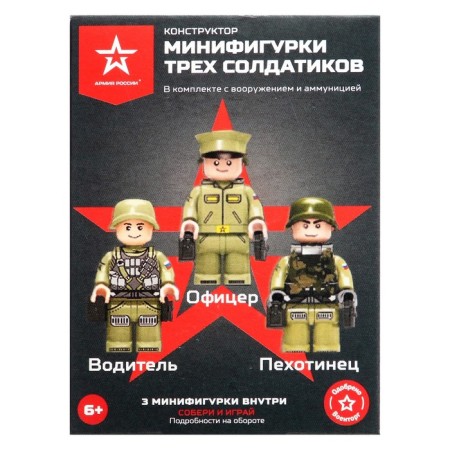 Designer "Minifigurs of the Three Soldiers"-1