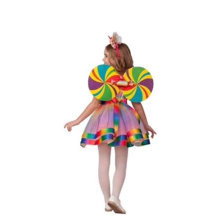 Carnival costume "Candy", dress, headdress, wings, p. 34, height 134 cm-1
