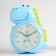 Clock - alarm clock "Dinosaurus" Children's, smooth move, D -10 cm, 20 x 15 cm, aa