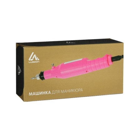 Luazon LMH-01 manicure apparatus, 6 nozzles, 5 watts, 3000-15000 rpm, pink-7