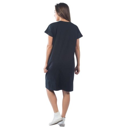 Female dress, size 46, black color-3