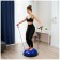 Half -sphere BOSU gymnastic onlytop, massage, with a pump, 55x25 cm, blue color