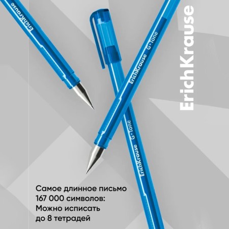 Gel pen Erichkrause G-Tone, node 0.5 mm, letter line length 500 meters-4