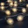 Garland “thread” 5 m with nozzles “white hedgehogs”, ip20, transparent thread, 30 LED, glow warm white, 8 modes, 220 V