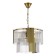 Suspended EVOLUCE lamp. Sle1123-303-05. Tresa. 5x40 watts, E14, 40x40x32 cm, brass color