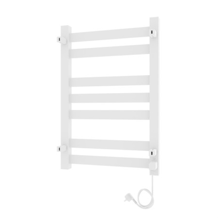 Towel Electric Laris Hephaestus Cheka, 500x800 mm, 7 crossbars, left, white-15