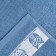 Tainted towel set, indigo color/gray-blue, size 30x50, 400g/m, 100% cotton