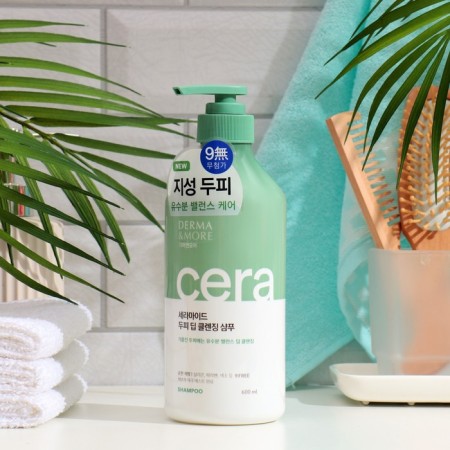 Derma & More hair shampoo deep cleansing for oily scalp, 600 ml