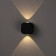 Facade lamp “Cube”, FSD-013, 2 W, 3000K, 1 Ray, IP65, 220 V, Metal, Black