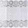 Openland napkin for the table "Bouquet", 84 × 40 cm, PVC, color silver
