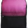 School textile school backpack with pink gradient, 38x29x1 cm, lightning department, black/pink color