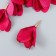 Decor for creativity Textile "Bun, raspberry color" set 6 pcs 6 cm