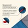 The sleeping bag Maclay Camping Comfort Cool, blanket, 3 layers, right, 220x90 cm, -5/+10 ° C