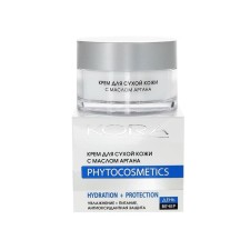 Cream for dry skin Kora with argan oil, day/night, 50 ml