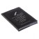 Note book A7, 26 sheets in the ruler, PVC cover, black