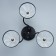 ARISA chandelier 3he27 40W Black 48x48x22 cm Bayerlux