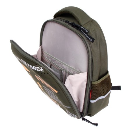 Frame backpack 38 x 30 x 20 cm, + pencil case, Bruno visconti "attention"-7