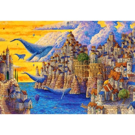 Puzzle "Mysterious Bay", 1000 elements-1