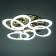 Causteen with PDU "Mons" 6xled 285W 3000-6000k gold 97x97x15 cm