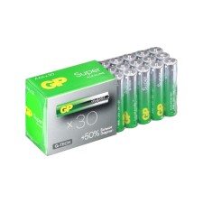 Battery Alkalin GP Super Alkaline G-Tech, AAA, LR03-30Box, 1.5V, set, 30 pcs