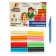 Soft plasticine (wax), 8 colors, 120 g, "School of Creativity", with a glass